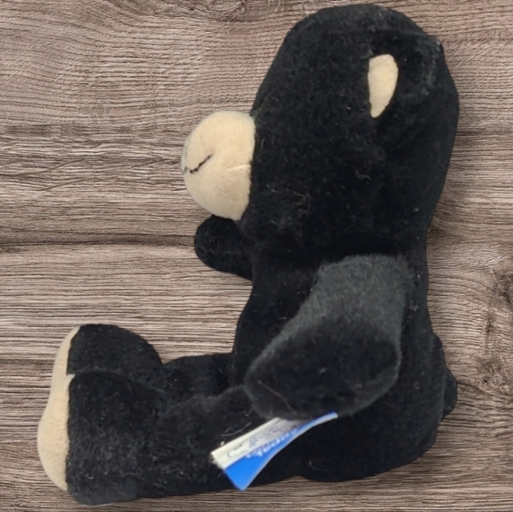 2006 McDONALDS TOY BUILD-A-BEAR WORKSHOP "DIMPLES TEDDY" MINI BLACK BEAR - Picture 5 of 8